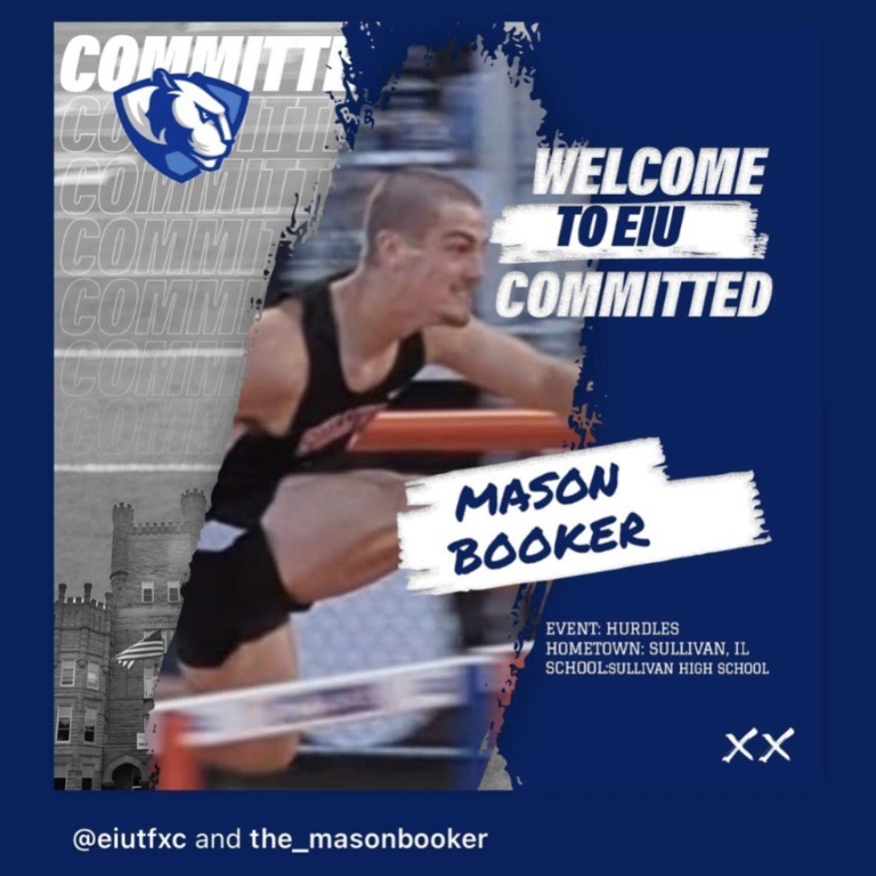 RedskinsAD's tweet photo. Big congrats to SHS senior Mason Booker on his commitment to continue his Track and Field career at Eastern Illnois University next year! https://t.co/BaXIb9l8n1