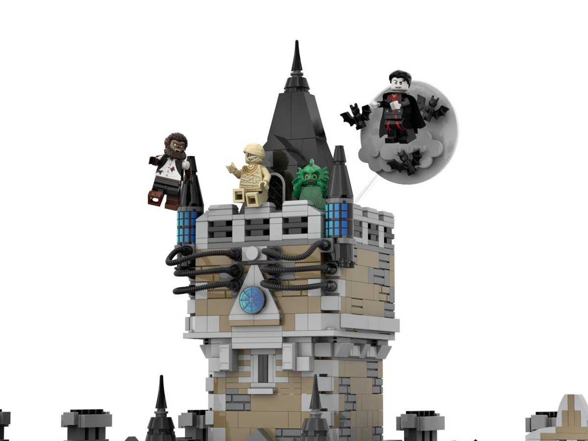 creedon_patrick's tweet image. I spent the last three months recreating Monsters Unchained in LEGO form, and it’s now up to become a real set! What do you think @G_Prodigy ?