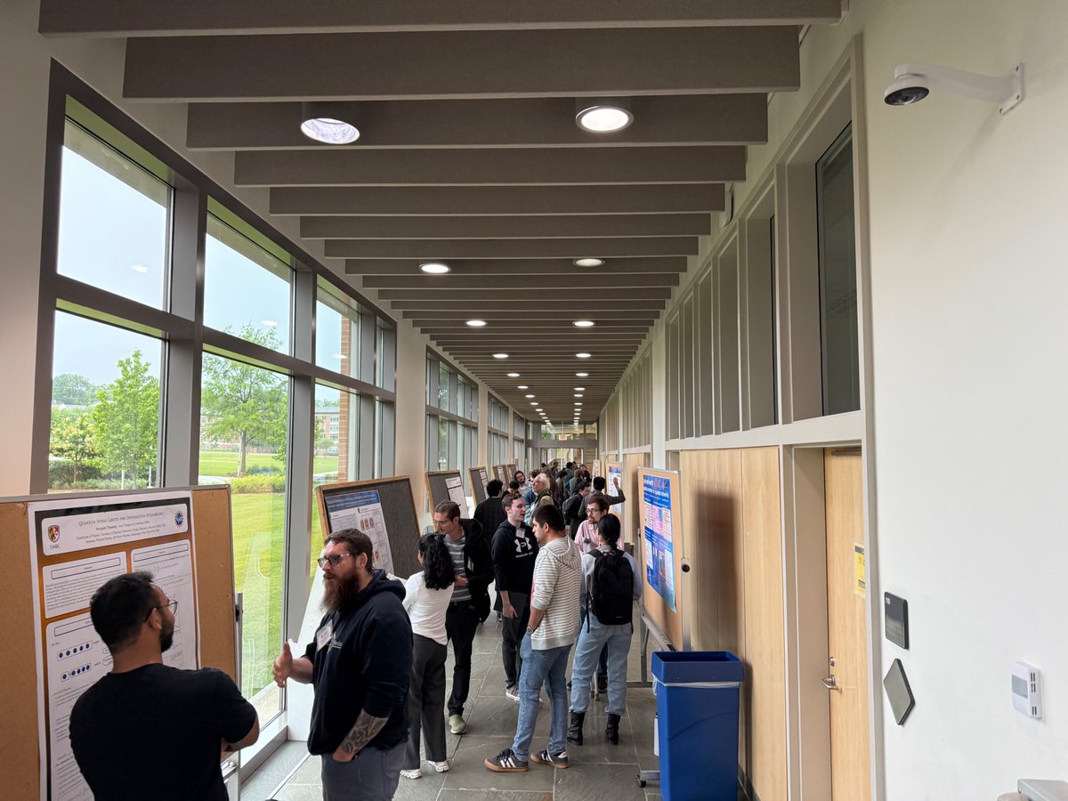 UMBC QSI (@umbc_qsi) on Twitter photo Exciting poster session wraps up Day 1 of the Maryland Quantum Thermodynamics Symposium <a href="/UMBC/">UMBC</a>! <a href="/quthermo_comp/">Sebastian Deffner</a> <a href="/AnzaFabio/">Fabio Anzà</a> <a href="/quantumwizard/">Steve Campbell</a> <a href="/nicoleyh11/">NicoleYunger Halpern</a> <a href="/UMBCCNMS/">UMBC CNMS</a> <a href="/UMBCPhysics/">UMBC Physics</a> qtd-hub.umd.edu/event/symposiu… Exciting poster session wraps up Day 1 of the Maryland Quantum Thermodynamics Symposium <a href="/UMBC/">UMBC</a>! <a href="/quthermo_comp/">Sebastian Deffner</a> <a href="/AnzaFabio/">Fabio Anzà</a> <a href="/quantumwizard/">Steve Campbell</a> <a href="/nicoleyh11/">NicoleYunger Halpern</a> <a href="/UMBCCNMS/">UMBC CNMS</a> <a href="/UMBCPhysics/">UMBC Physics</a> qtd-hub.umd.edu/event/symposiu…