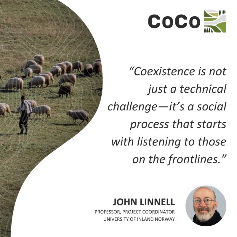 European Landowners' Organization (@eulandownersorg) on Twitter photo 🐺 Coexistence is possible — and necessary.
The CoCo Project is helping Europe find ways for people and large carnivores to share the landscape.
At a recent EU conference, Prof. <a href="/johndclinnell/">John Linnell</a> shared how we can balance conservation & farmers’ needs.
📄 Read more: 🐺 Coexistence is possible — and necessary.
The CoCo Project is helping Europe find ways for people and large carnivores to share the landscape.
At a recent EU conference, Prof. <a href="/johndclinnell/">John Linnell</a> shared how we can balance conservation & farmers’ needs.
📄 Read more: