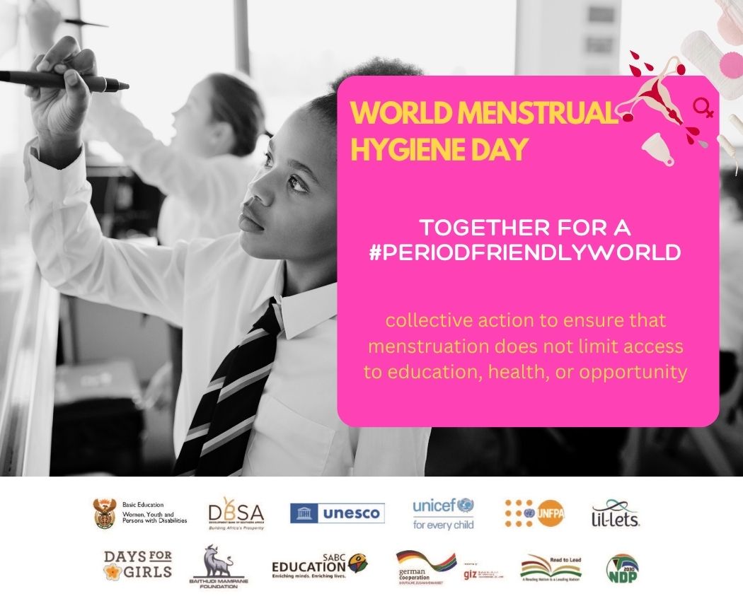 This #WorldMenstrualHygieneDay let us all work together to ensure that no girl misses school because of lack of access to menstrual products and facilities. 

Take action today by committing to regularly donating menstrual products to schools or girls in your community that may