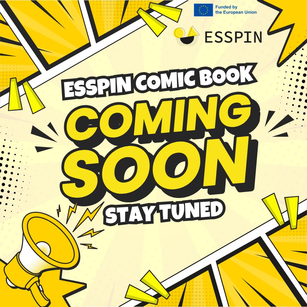 ESSPIN (@esspinproject) on Twitter photo Exciting news coming soon! 👀
We’re about to launch our very own comic book.
Stay tuned — it’s worth the wait!
#ESSPIN
<a href="/FRW_RUG/">Spatial Sciences UG</a> <a href="/ktl_uef/">Karelian Institute /Karjalan tutkimuslaitos</a> <a href="/LSEGeography/">LSE Geography & Environment</a> <a href="/EUROREG_UW/">EUROREG</a>
<a href="/UniEastFinland/">University of Eastern Finland</a> <a href="/univtoulon/">Université de Toulon</a> <a href="/univtoulon/">Université de Toulon</a> <a href="/kielinstitute/">Kiel Institut</a> <a href="/univca/">Università degli Studi di Cagliari</a> <a href="/ESRIDublin/">Economic and Social Research Institute (ESRI)</a> Exciting news coming soon! 👀
We’re about to launch our very own comic book.
Stay tuned — it’s worth the wait!
#ESSPIN
<a href="/FRW_RUG/">Spatial Sciences UG</a> <a href="/ktl_uef/">Karelian Institute /Karjalan tutkimuslaitos</a> <a href="/LSEGeography/">LSE Geography & Environment</a> <a href="/EUROREG_UW/">EUROREG</a>
<a href="/UniEastFinland/">University of Eastern Finland</a> <a href="/univtoulon/">Université de Toulon</a> <a href="/univtoulon/">Université de Toulon</a> <a href="/kielinstitute/">Kiel Institut</a> <a href="/univca/">Università degli Studi di Cagliari</a> <a href="/ESRIDublin/">Economic and Social Research Institute (ESRI)</a>