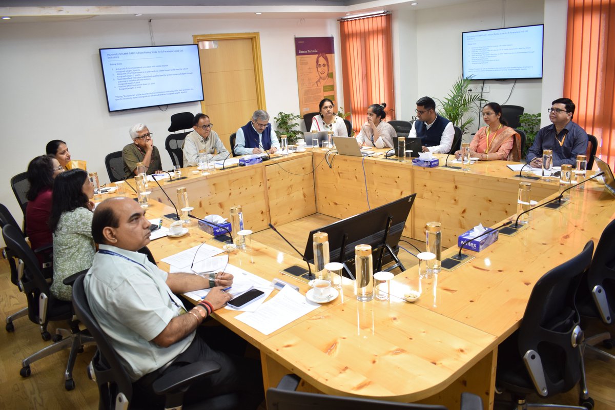 Office of Principal Scientific Adviser to the GoI (@prinsciadvoff) on Twitter photo A high-level meeting was chaired by Prof. <a href="/AjaySoodIISc/">Ajay Sood</a>, Principal Scientific Adviser to the Government of India (<a href="/PrinSciAdvGoI/">Principal Scientific Adviser, Govt. of India</a>), on 28 May 2025, to discuss the operationalisation of the Self Assessment and Reporting Framework on Inclusivity in Science, Technology, Engineering, A high-level meeting was chaired by Prof. <a href="/AjaySoodIISc/">Ajay Sood</a>, Principal Scientific Adviser to the Government of India (<a href="/PrinSciAdvGoI/">Principal Scientific Adviser, Govt. of India</a>), on 28 May 2025, to discuss the operationalisation of the Self Assessment and Reporting Framework on Inclusivity in Science, Technology, Engineering,