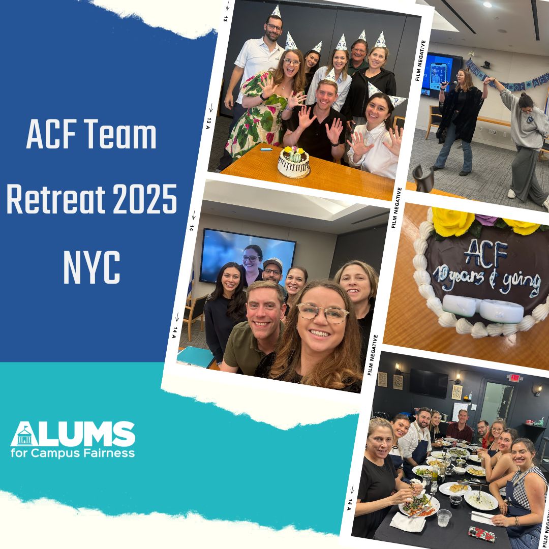 CampusFairness's tweet image. The ACF team came together for our annual retreat to connect and collaborate on ways to strengthen our work. From planning impactful programs to finding new ways to support our members and chapters, we’re focused on growing stronger, together. Excited for what’s ahead!