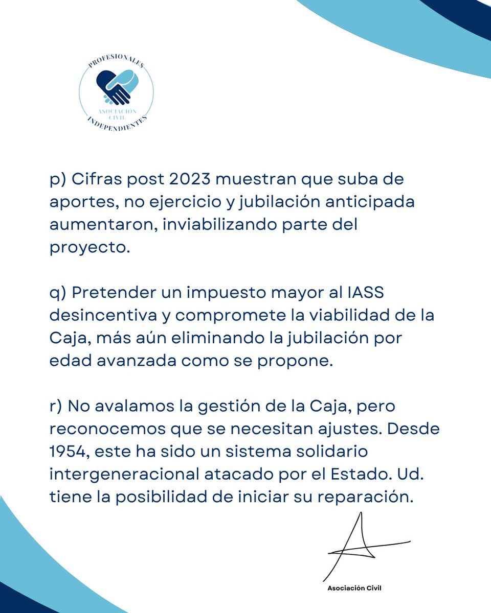 ProfesionalesI7's tweet photo. Compartimos el contenido de la carta presentada por la Intergremial de Profesionales Universitarios al Sr. Presidente de la República, Profesor Yamandú Orsi. 

Sumate a nuestra Asociación Civil y sé parte del cambio.

Otra Caja es posible.

#leyexpress #cajaprofesional #profesionalesindependientes #afaps #iass