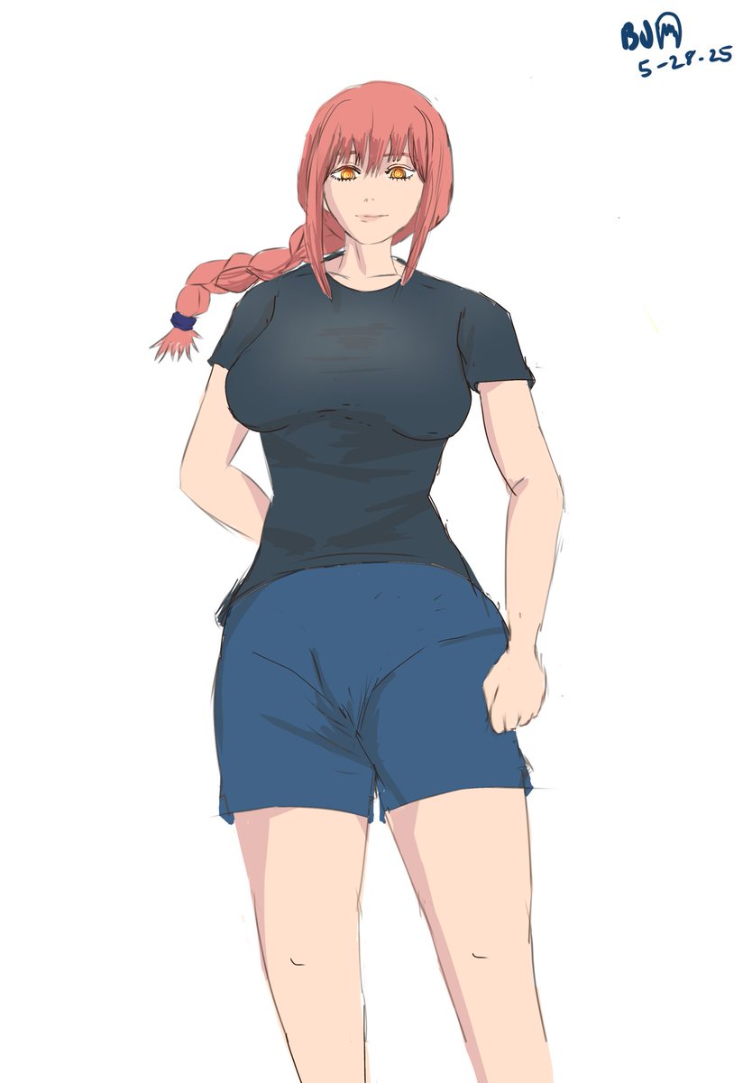 I have a makima drawing looks simple but its aight

I have more on the way

hi im back

#makima
#chainsawman