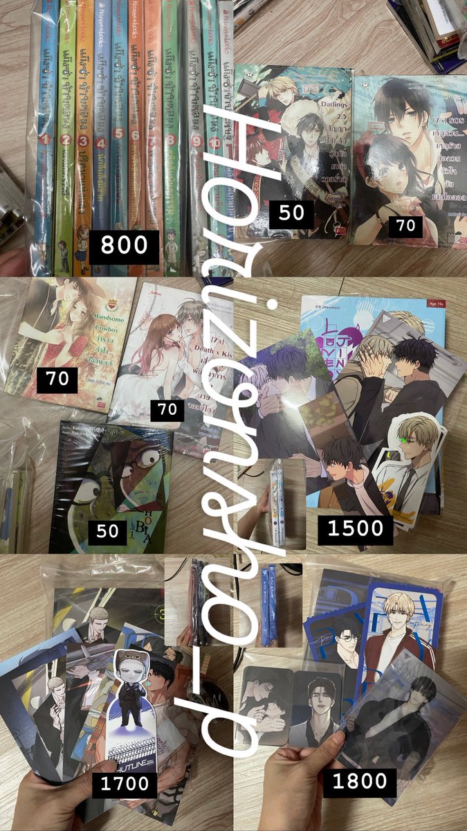 Horizonsho_p's tweet photo. ราคาตามภาพค่ะ สนใจทักพตได้นะคะ 
บางเล่มยังไม่ได้แกะเลยค่ะ ค่าส่ง 35 #หนังสือมือสอง #ตลาดนัดอนิเมะรวมด้อม  #ตลาดนัดอนิเมะ #โกคุราคุไก #วันพีช #ไคจู #โตเกียวรีเวนเจอร์ #ไฮคิว #ราโมโนะฮาชิรอน #มายฮีโร่ #BlackClover #payback #shutline #lovejinx #มันฮวา #manhwa https://t.co/sOHMX9hTTE