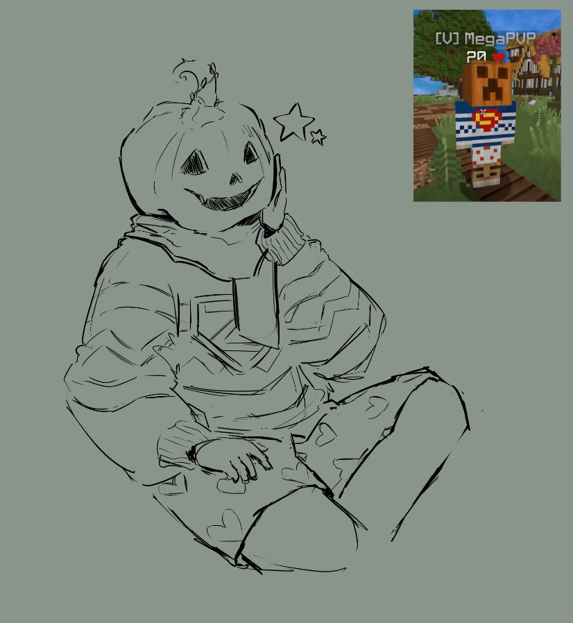 He stole from Zelk’s wardrobe and is *extremely* proud of himself

#megapvpfanart #invadedlands