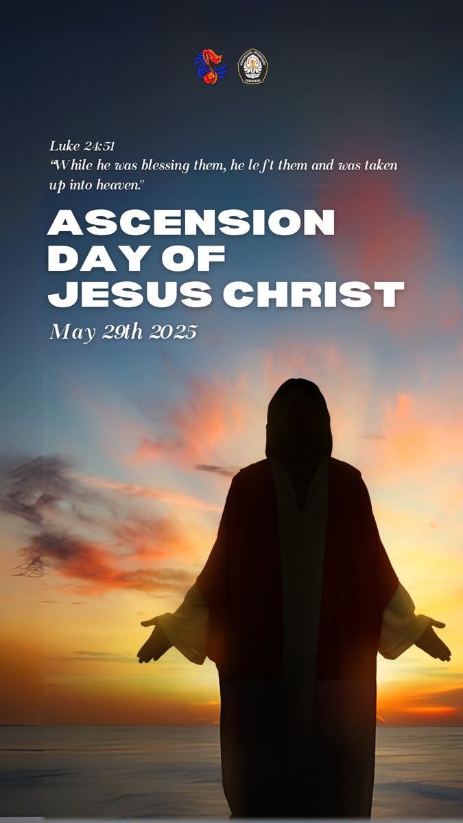 psmundip's tweet photo. [ASCENSION DAY: A DAY OF FAITH AND GLORY]

May this holy day strengthen our faith and remind us of His promise of everlasting life.

Have a blessed Ascension Day.

#DiponegoroUniversityChoir
#PSMUndip
#AscensionDay https://t.co/kbnEvY8RtJ