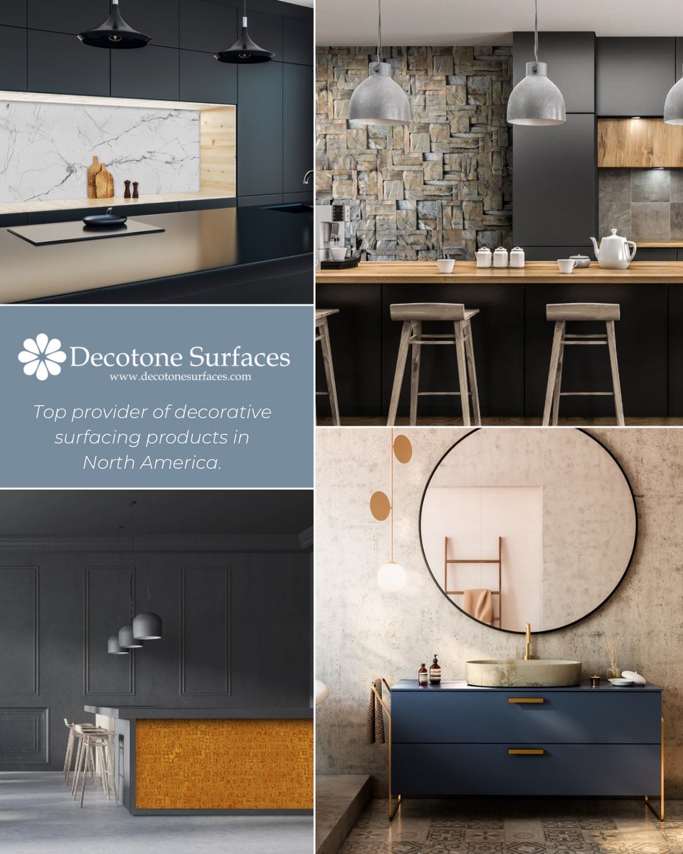 Decotone's tweet photo. Decotone Surfaces combines innovation and style to redefine modern design. With sleek laminates and eco-friendly wall panels, we deliver solutions that bring elegance and durability to any space. Experience the perfect harmony of beauty and functionality.

#DecotoneSurfaces https://t.co/tAAx42iAnf