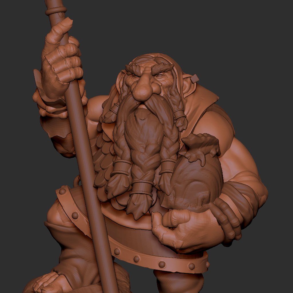 QuentinSculptor's tweet image. WIP of  new project ! 🔥 

#zbrush #3DModel
