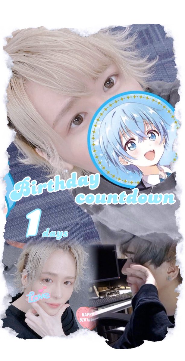 ri_root56's tweet photo. あと2時間で誕生日だね🎂 https://t.co/YGzpHIOsLE