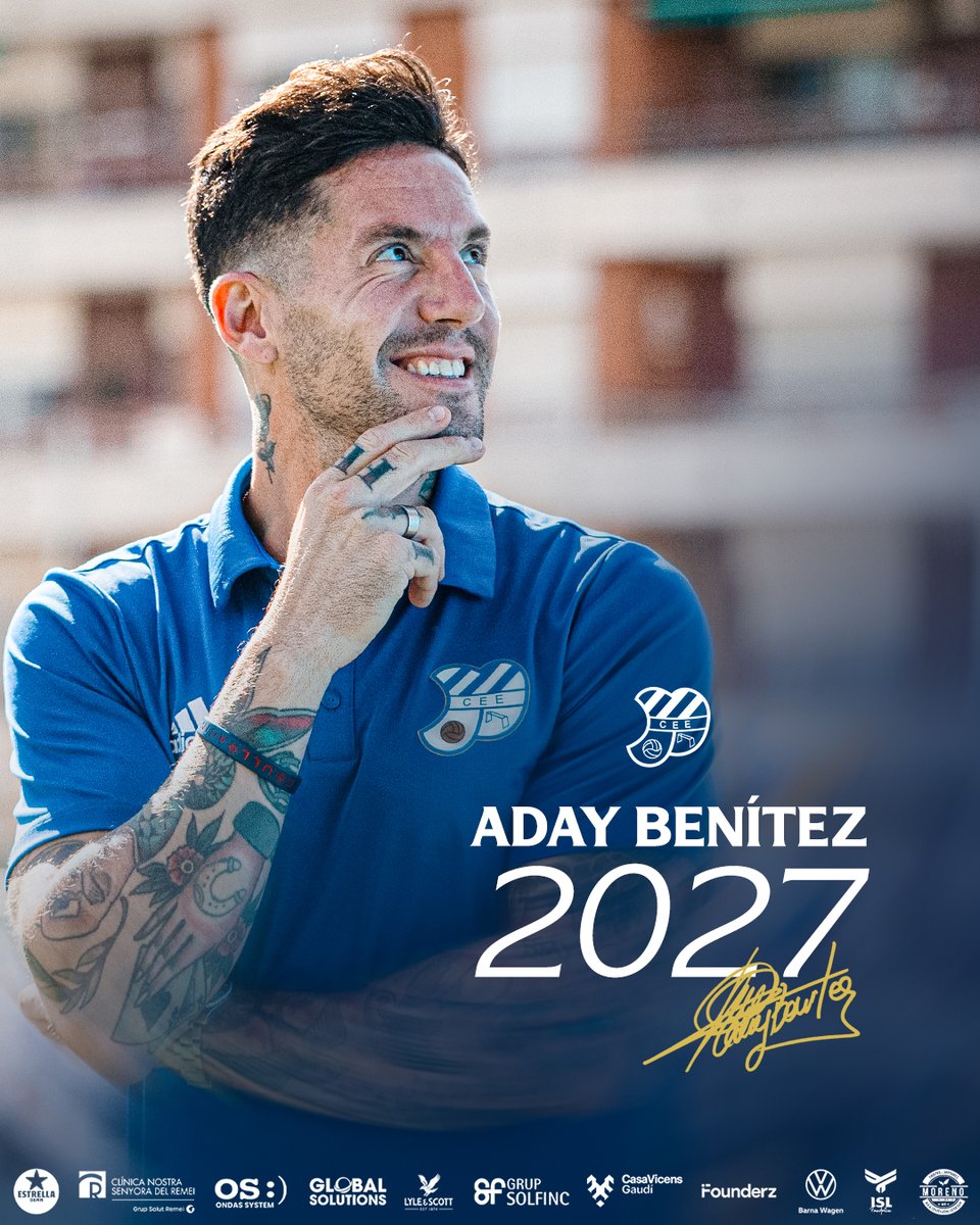 💙 𝗔𝗱𝗮𝘆 𝟮𝟬𝟮𝟳 🤍

L'entrenador del Primer Equip masculí renova per a dues temporades més! 

#Aday2027

🔗 ceeuropa.cat/component/k2/a…