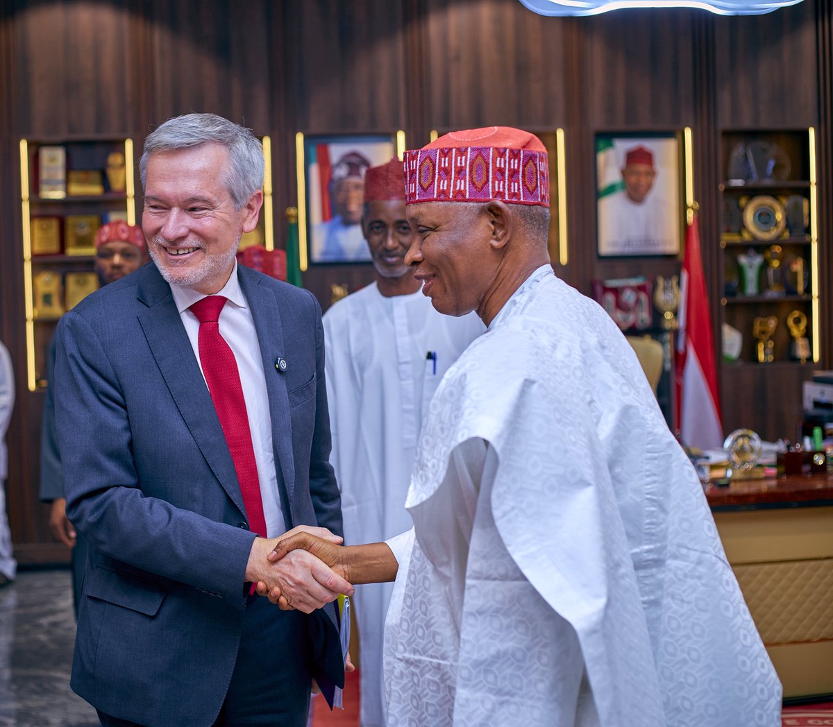 Gautier Mignot (@gautiermignot2) on Twitter photo I had the honor to meet Gov. <a href="/Kyusufabba/">Abba Kabir Yusuf</a> We coincided on our priority areas for partnership: education, agri, renewables, digital. Kano has a huge potential as a natural development platform for North of Nigeria and the Sahel and can count with EU support under the Global Gateway I had the honor to meet Gov. <a href="/Kyusufabba/">Abba Kabir Yusuf</a> We coincided on our priority areas for partnership: education, agri, renewables, digital. Kano has a huge potential as a natural development platform for North of Nigeria and the Sahel and can count with EU support under the Global Gateway