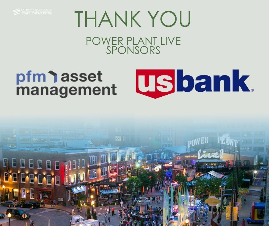Attendees of the #NAST2025 TMTS will get a chance to enjoy some refreshments as they mingle with one another at Power Plant Live thanks to PFM Asset Management and <a href="/usbank/">U.S. Bank</a>.