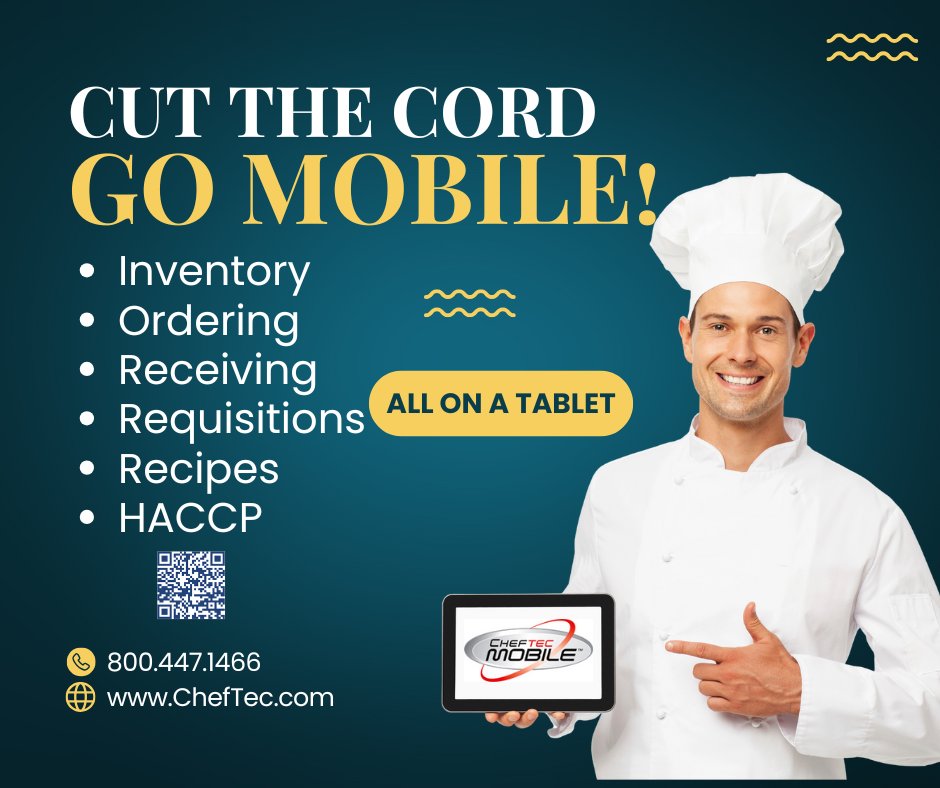ChefTec and CorTec Software for Foodservice Ops tweet media