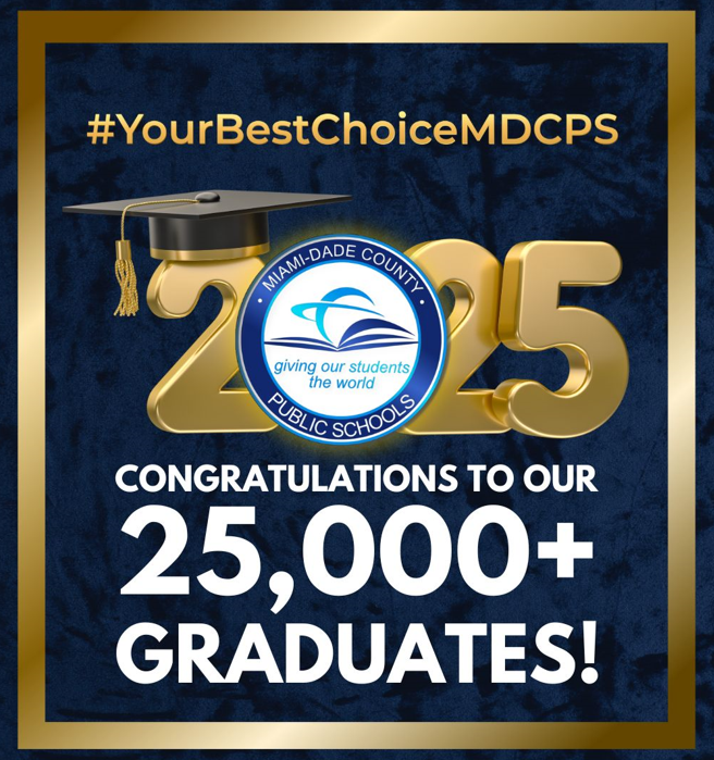 Tonight, our Class of 2025 graduates!  #MDCPSGrad #Classof2025