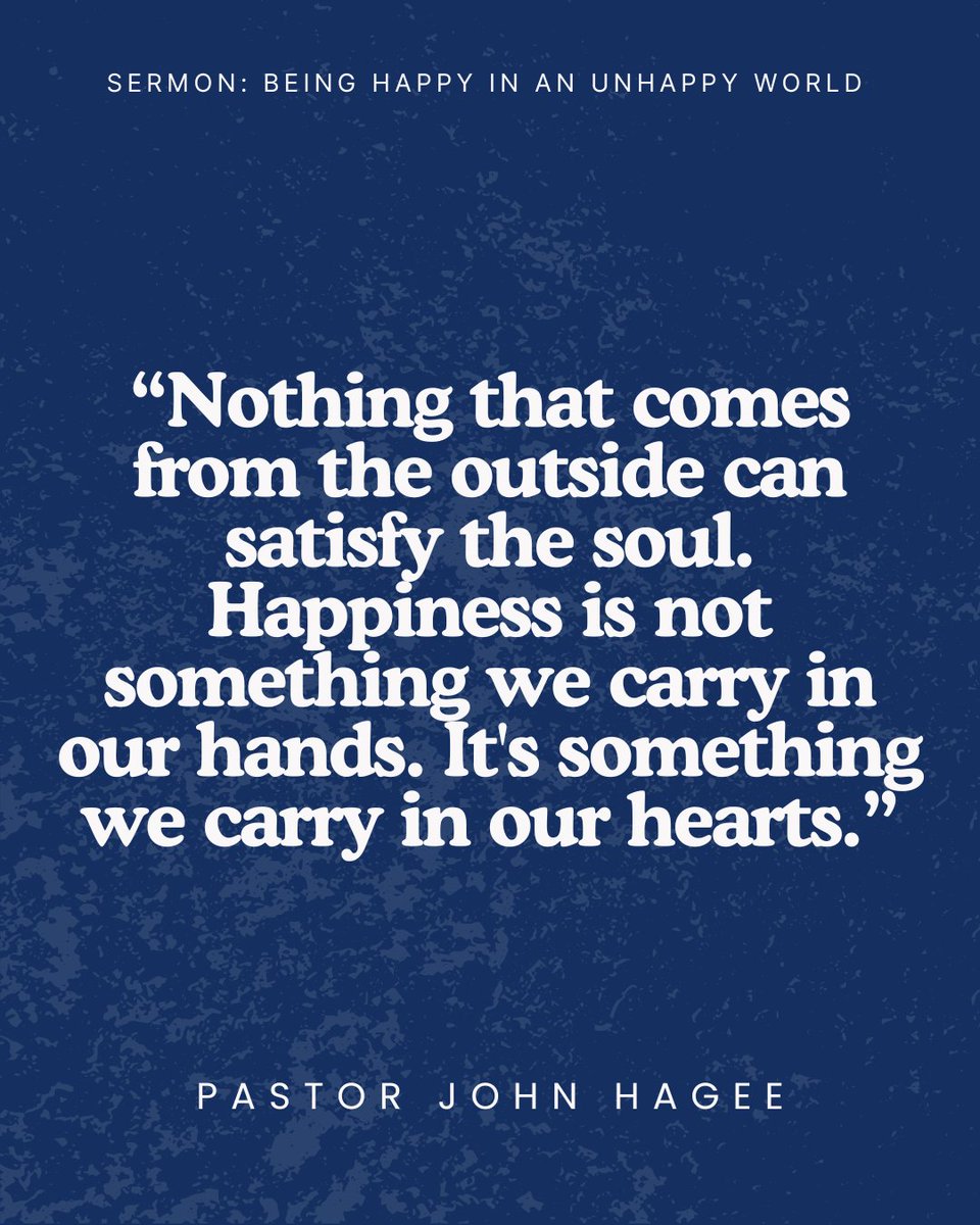 You can hold the world in your hands and still feel empty. Joy begins when Jesus fills your heart.