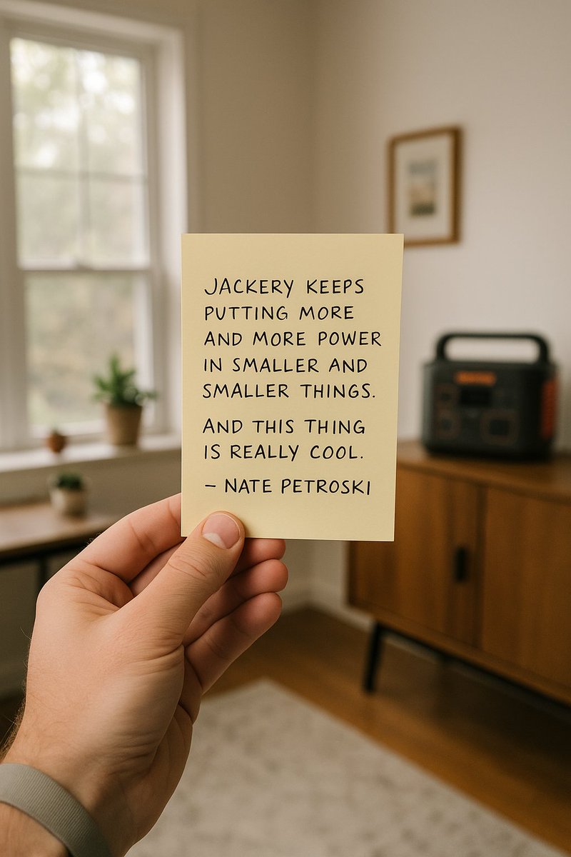 ⚡ “Jackery keeps putting more and more power in smaller and smaller things. And this thing is really cool.” 

That’s what @NatePetroski, off-grid homesteader and trusted voice in self-reliance, had to say about the Jackery Solar Generator Home Power 3000

youtube.com/watch?v=UVbTi5…