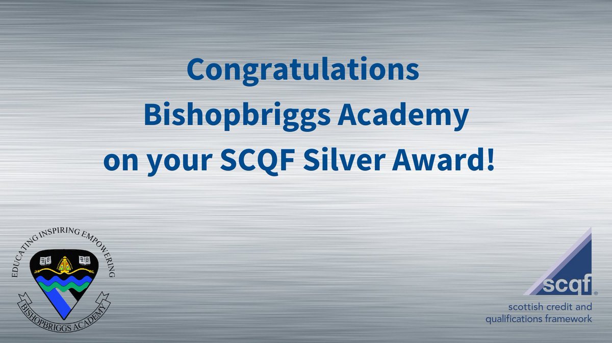 SCQF Partnership (@scqfpartnership) on Twitter photo 🥈 A silver #SCQF School Ambassador plaque will soon be taking pride of place <a href="/BishopbriggsAC/">Bishopbriggs Academy</a>!
The <a href="/EDCouncil/">East Dun Council</a> school has been busy creating a wider range of learning pathways, while raising SCQF awareness at parents' events.
Check them out 👉 scqf.org.uk/support/educat…
#SCQFSchools 🥈 A silver #SCQF School Ambassador plaque will soon be taking pride of place <a href="/BishopbriggsAC/">Bishopbriggs Academy</a>!
The <a href="/EDCouncil/">East Dun Council</a> school has been busy creating a wider range of learning pathways, while raising SCQF awareness at parents' events.
Check them out 👉 scqf.org.uk/support/educat…
#SCQFSchools