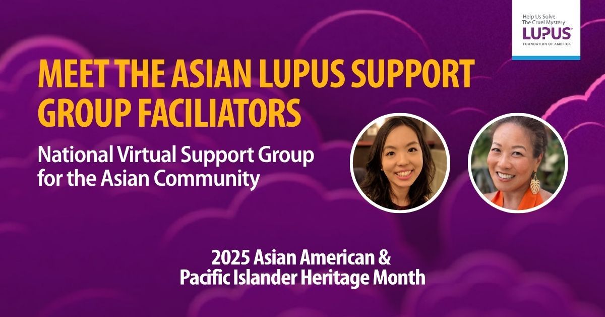 LupusOrg's tweet image. This #AAPIHeritageMonth, we’re celebrating the incredible facilitators of our Asian Lupus Support Group 💜 Meet the faces behind the group! They are dedicated to creating a space where #lupus warriors feel seen &amp;amp; understood.

Sign up now: buff.ly/QzvThiR