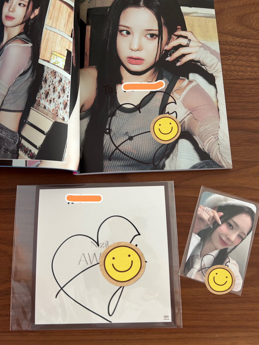 250510 オンラインサイン 250515 MMTヨントン 2つ一緒に届きました