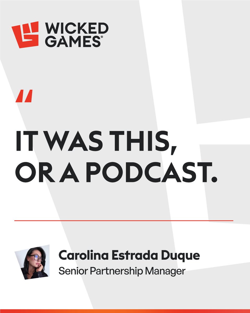 Happy Hump Day! Big welcome to Carolina, our new Senior Partnerships Manager. She joins us from Evolution, and is your new first call for anything commercial.

Straight-talking and no-nonsense. Her intro quote? Pure Carolina:

“It was this or a podcast.”

We win.