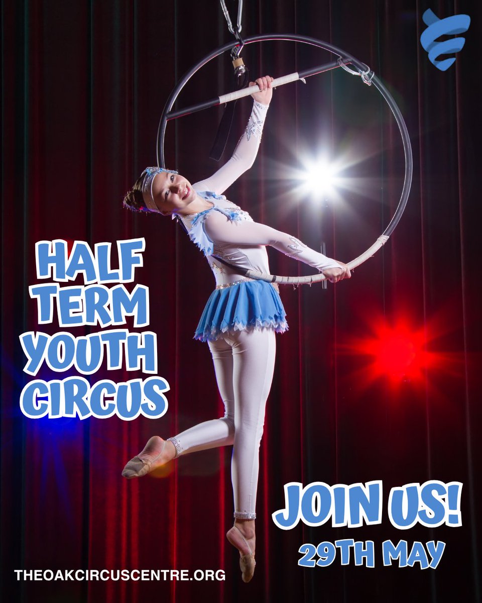 🎪It’s your final chance to be part of our incredible youth circus this half term. Expect a high-energy day filled with movement, creativity &amp; fun. Tomorrow’s session is not to be missed!

📍 The Oak Circus Centre
🕘 10am - 2pm
🎟️ Limited spots – book now! theoakcircuscentre.org/half-term-yout…