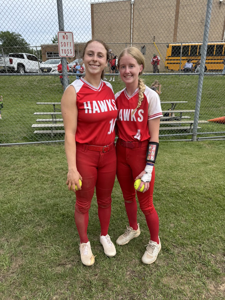 The Hawks won their first playoff game yesterday against LEAP Academy 20-0! Jordan Strauss pitched an almost perfect game only allowing one walk and striking out 10 batters in just 4 innings. Her and Mikayla Callahan were also forces at the plate each collecting 3 huge hits