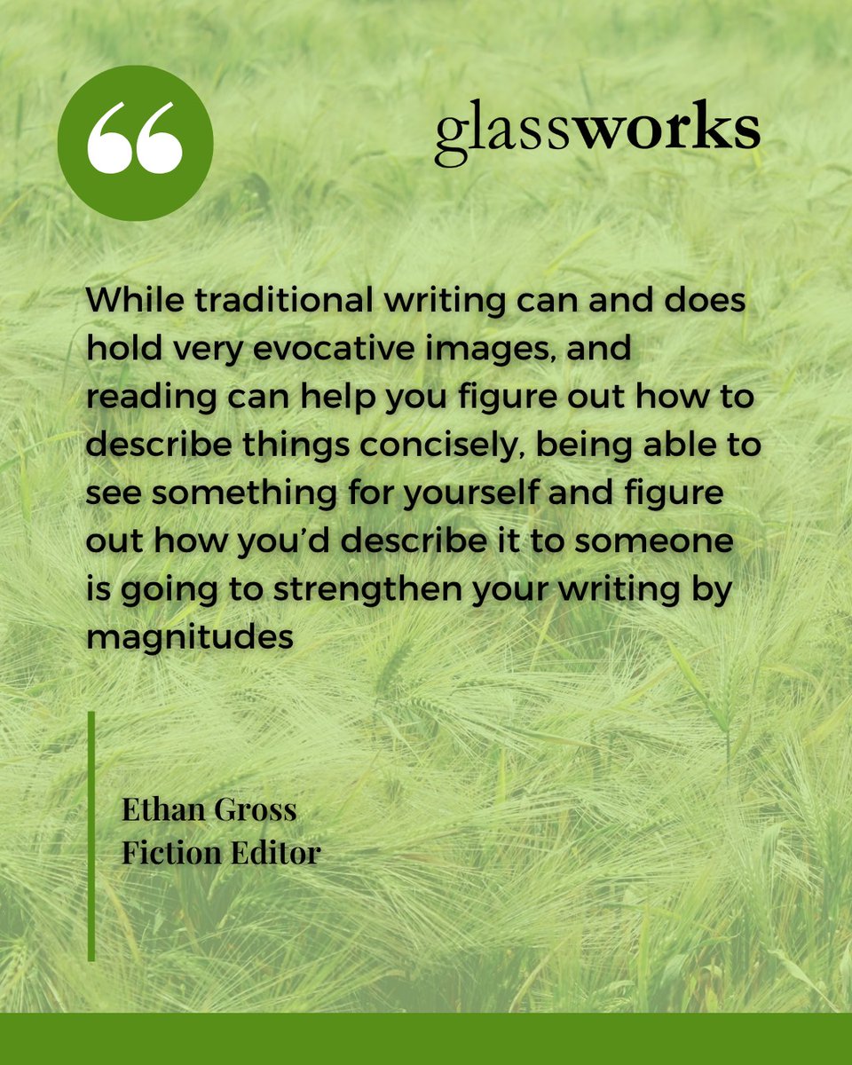 In the op-ed "If You Want to Write, Watch as Well," Fiction Editor Ethan Gross explores the benefits of consuming visual media to help enhance one's writing.

Read this op-ed and others here: rowanglassworks.org/opinion

#OpEd #Opinion #Movies #WritingKicksGlass #AmWriting