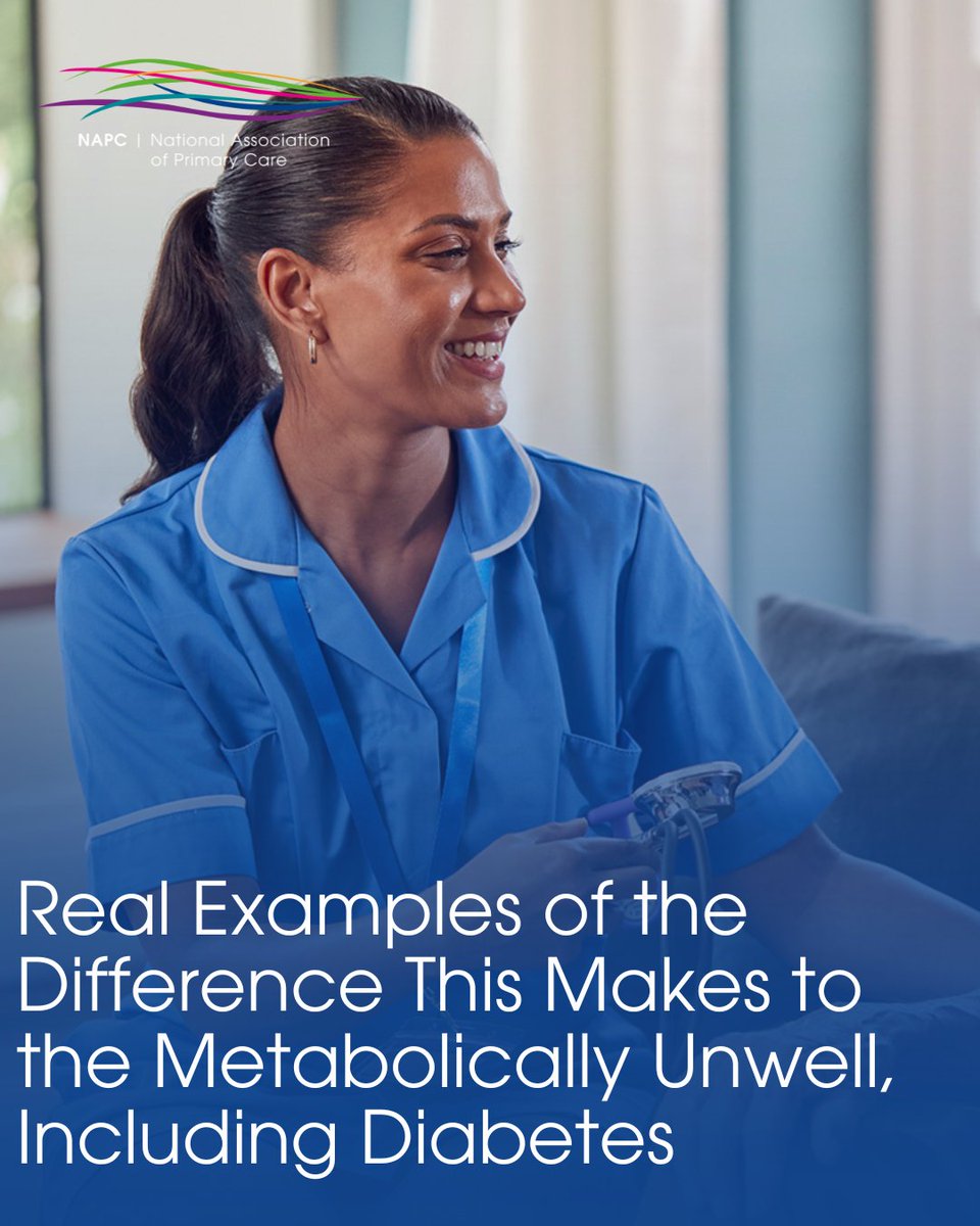 NAPC (@napc_nhs) on Twitter photo Healthcare transformation is about more than just policies—it’s about real impact on real people.
Read NAPC's sixth blog in the #IntegratedNeighbourhoodTeams blog series where <a href="/c_donal/">Donal C Collins</a> discusses the difference INTs make to the metabolically unwell.
🔗 napc.co.uk/real-examples-… Healthcare transformation is about more than just policies—it’s about real impact on real people.
Read NAPC's sixth blog in the #IntegratedNeighbourhoodTeams blog series where <a href="/c_donal/">Donal C Collins</a> discusses the difference INTs make to the metabolically unwell.
🔗 napc.co.uk/real-examples-…