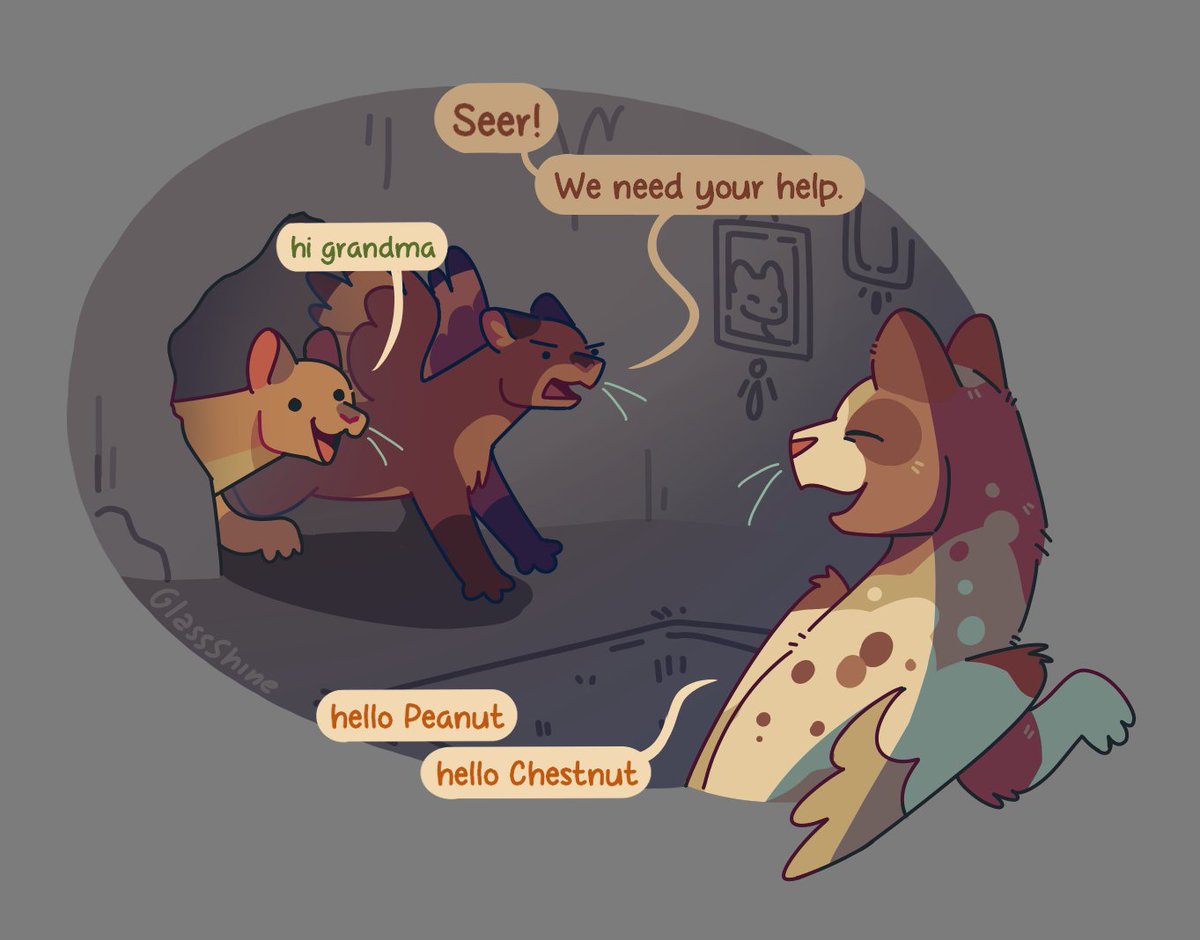 GlasssShine's tweet photo. Scroops and Scales 
part 7

Grandma time
1/3 https://t.co/nSCNhHLtyH