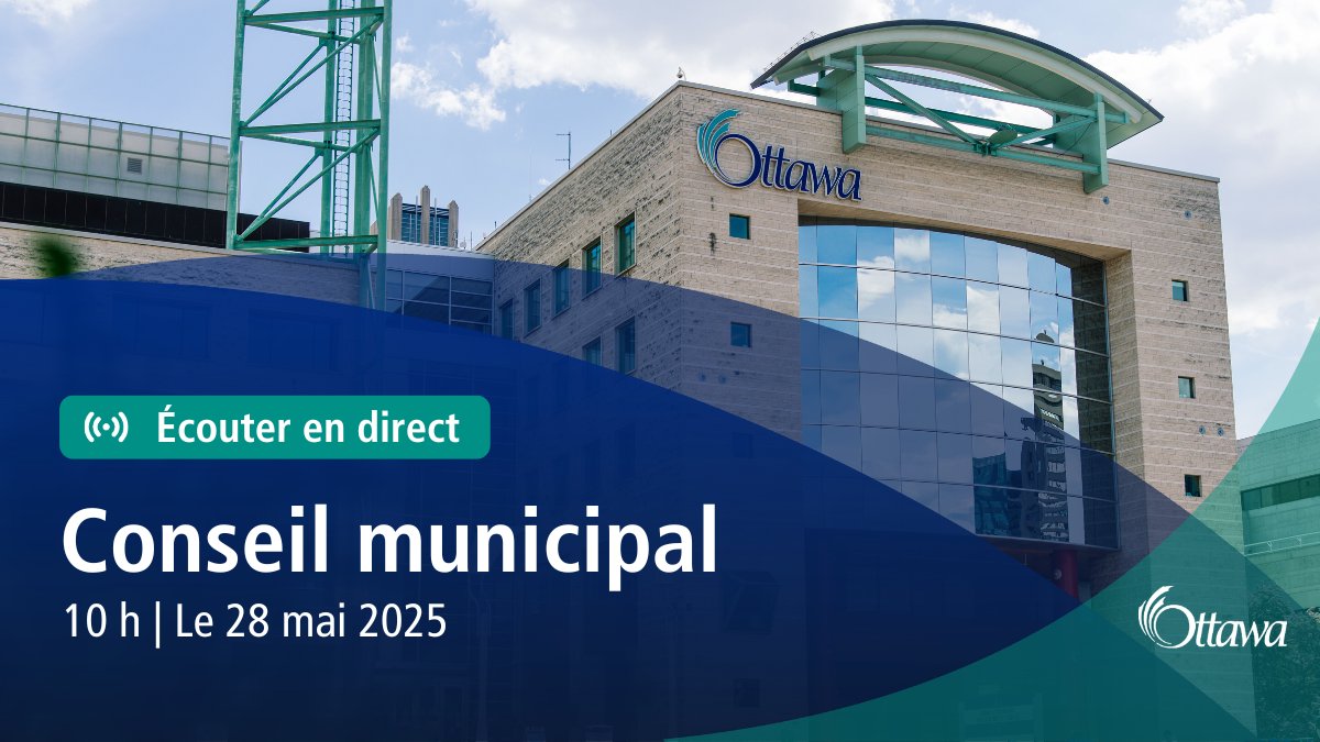 Réunion du Conseil municipal à 10 h ce matin.
La Ville d’Ottawa répondra aux questions des médias, environ 10 minutes après la réunion du Conseil municipal.
Suivez-la sur Rogers TV ou en direct: bit.ly/2GOQ7Dp
#OttVille #OttPoli #Ottawa