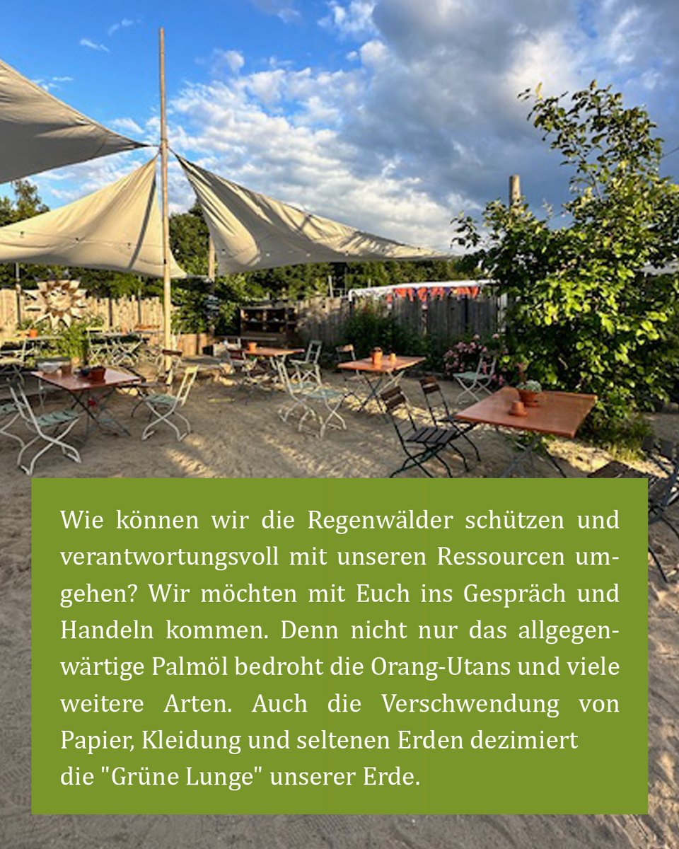 OrangUtansInNot's tweet image. Wie können wir die #Regenwälder schützen und verantwortungsvoll mit unseren Ressourcen umgehen? In unserem #Workshop wollen wir Textilien mit einem #Siebdruckmotiv verschönern und ihnen so ein zweites Leben einhauchen. Besucht uns am 11.06. im Heiter bis Wolkig in #Leipzig.
