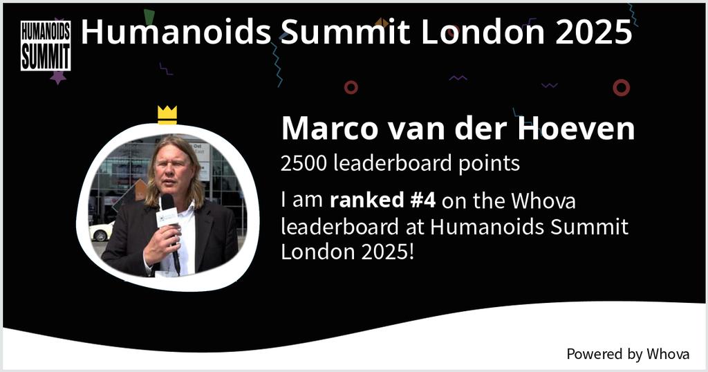 Marco van der Hoeven tweet media