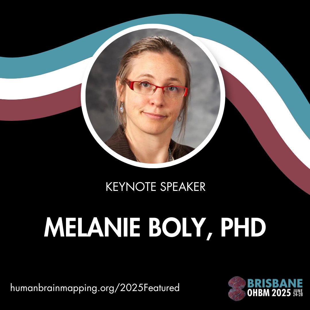 ⭐ Speaker Spotlight: Melanie Boly
🗓️ June 25 | 🕟 16:45 – 17:30
Join us at OHBM 2025 for a session with Melanie Boly!
Learn more about Melanie in the comments.
#OHBM2025