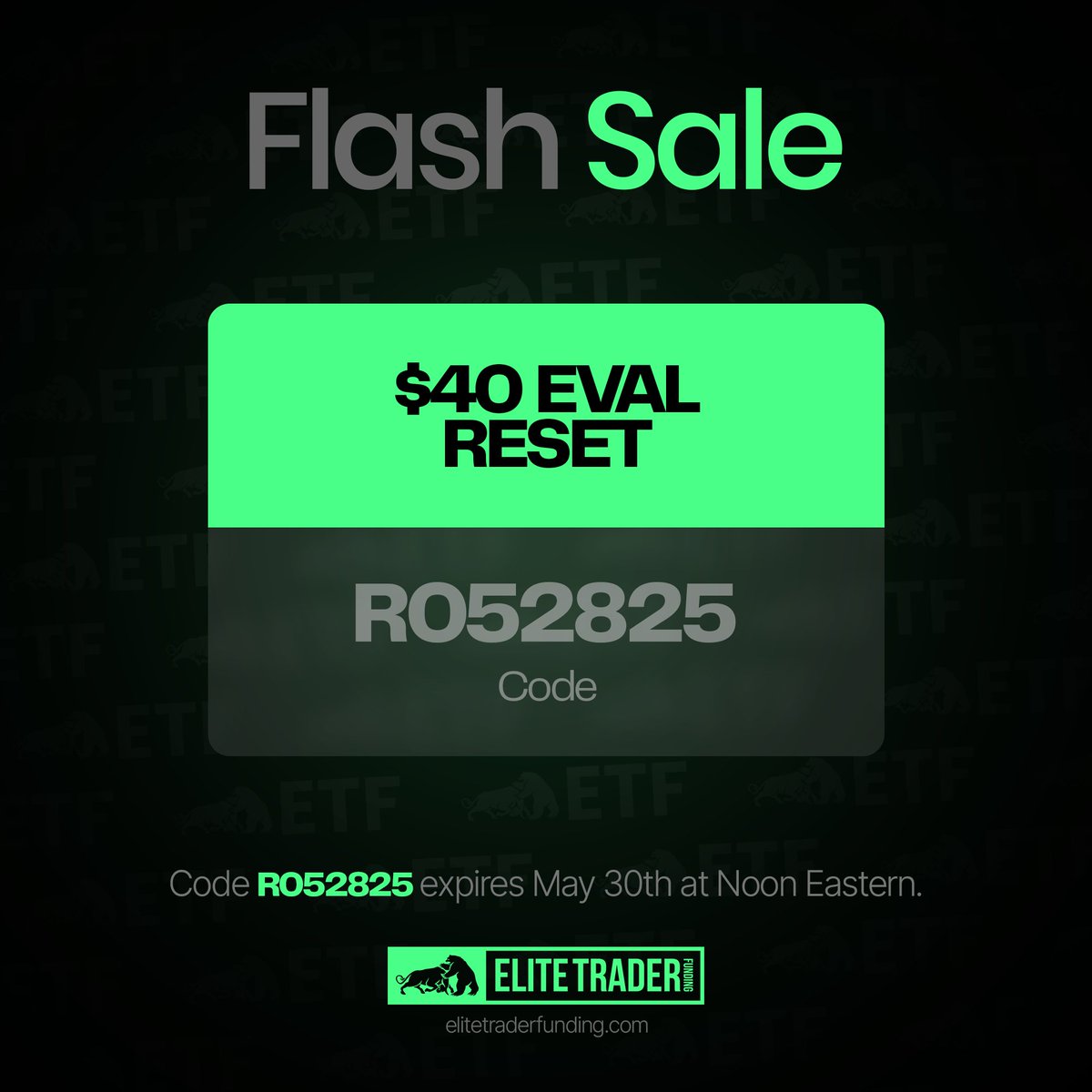 ⚡ $40 Flash Reset - 48 Hours Only

Reset your account for just $40 with code: R052825
🕛 Ends May 30 at 12:00 PM eastern

Perfect chance to bounce back before the weekend.
Link in bio.