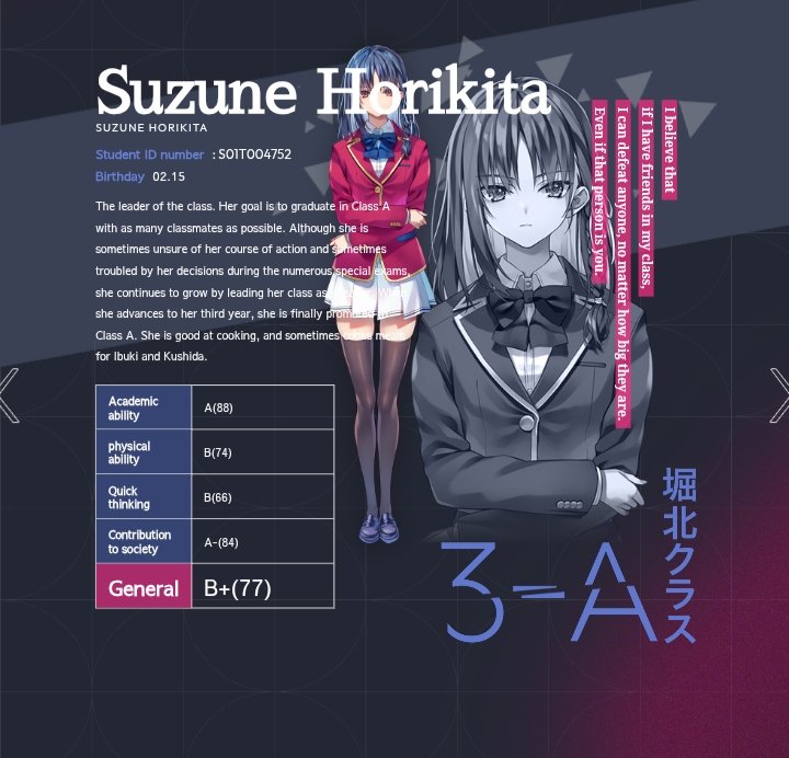 EllynShoon's tweet image. Student council president 
#よう実 
#you_zitsu 
#ClassroomOfTheElite 
#HorikitaSuzune 
Gentle and Strong girl