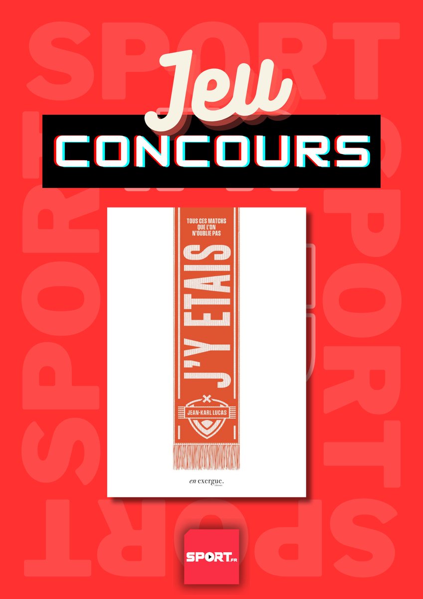 Sport.fr (@filsport) on Twitter photo #CONCOURS 🎁 Remportez le livre "J’y étais (tous ces matchs que l’on n’oublie pas)" aux éditions En Exergue 🤩
Pour participer :
🔴 RT ce post
🔴 Suivre <a href="/FilSport/">Sport.fr</a> et <a href="/EnExergue/">En Exergue Éditions</a>
 
👉🏼 Insta et FB pour plus de chances
TAS le 02/06 #CONCOURS 🎁 Remportez le livre "J’y étais (tous ces matchs que l’on n’oublie pas)" aux éditions En Exergue 🤩
Pour participer :
🔴 RT ce post
🔴 Suivre <a href="/FilSport/">Sport.fr</a> et <a href="/EnExergue/">En Exergue Éditions</a>
 
👉🏼 Insta et FB pour plus de chances
TAS le 02/06