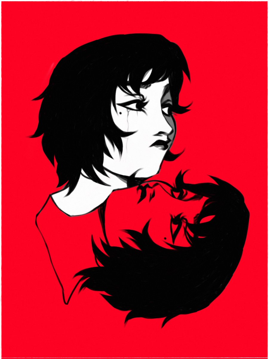 xalycalz's tweet photo. Dissociation 
#dark #drawing #digitalart #goth #girl https://t.co/ijuO6H1Zz8
