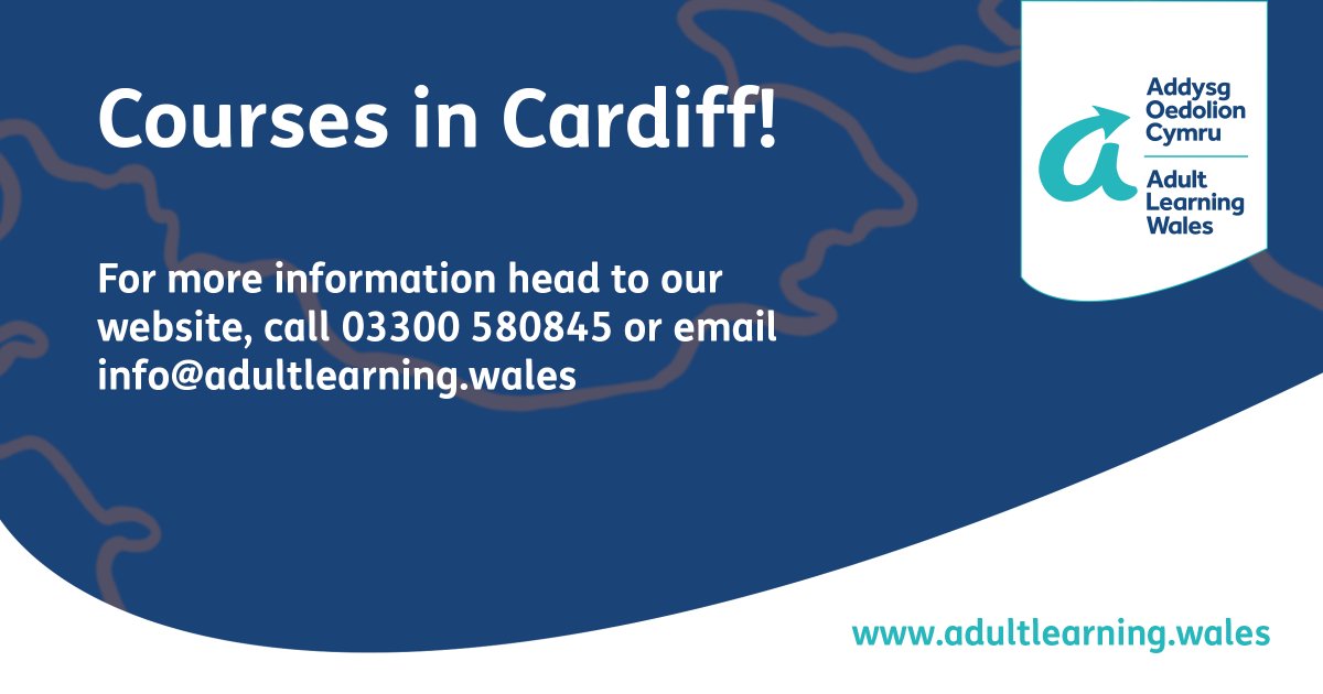 Click here to see our current courses available in Cardiff: ow.ly/OfWB50RCS8c

#adultlearningwales #wales #Cardiff #adultcourses #adulteducation