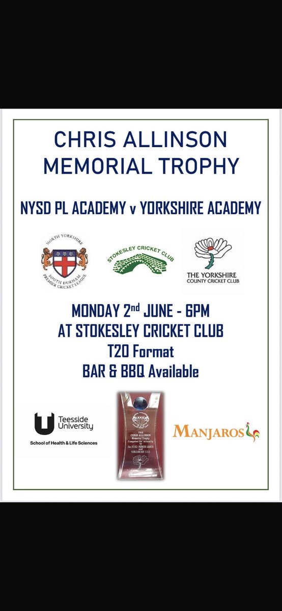A date for your diaries