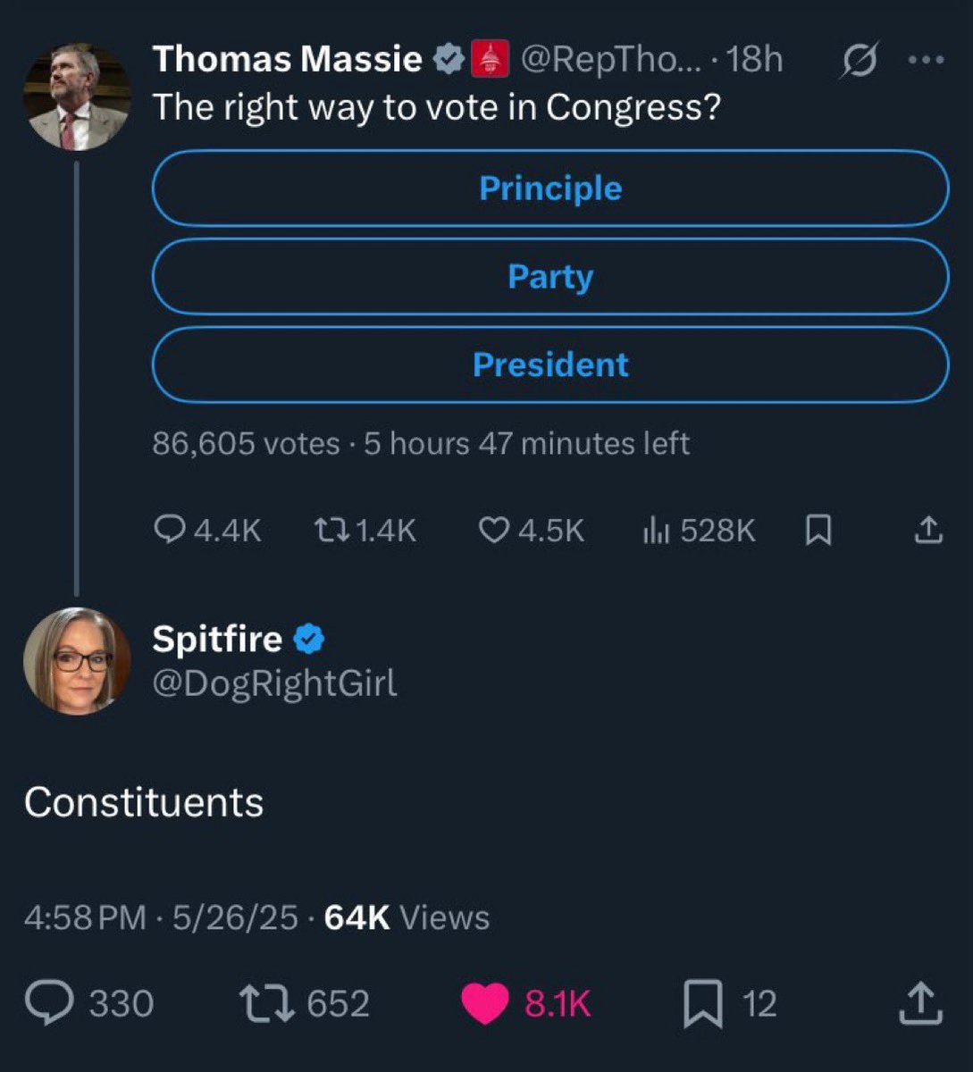 Says it all. It wasn't even an option.