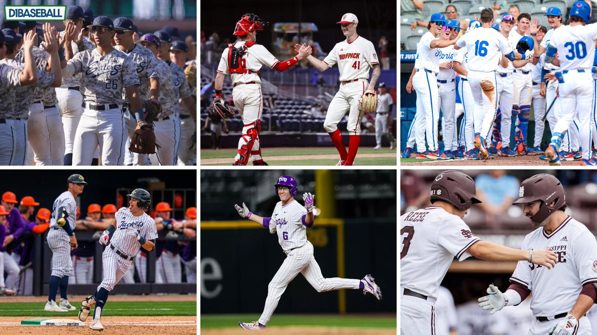 D1Baseball (@d1baseball) on Twitter photo Who are our staff's Omaha sleepers? 😴
🔵 <a href="/UCIbsb/">UCI Baseball</a>
🐺 <a href="/NCStateBaseball/">#Pack9 ⚾️</a>
🐊 <a href="/GatorsBB/">Florida Gators Baseball</a>
🐝 <a href="/GTBaseball/">Georgia Tech Baseball</a>
🐸 <a href="/TCU_Baseball/">TCU Baseball</a>
🐶 <a href="/HailStateBB/">Mississippi State Baseball</a> Who are our staff's Omaha sleepers? 😴
🔵 <a href="/UCIbsb/">UCI Baseball</a>
🐺 <a href="/NCStateBaseball/">#Pack9 ⚾️</a>
🐊 <a href="/GatorsBB/">Florida Gators Baseball</a>
🐝 <a href="/GTBaseball/">Georgia Tech Baseball</a>
🐸 <a href="/TCU_Baseball/">TCU Baseball</a>
🐶 <a href="/HailStateBB/">Mississippi State Baseball</a>