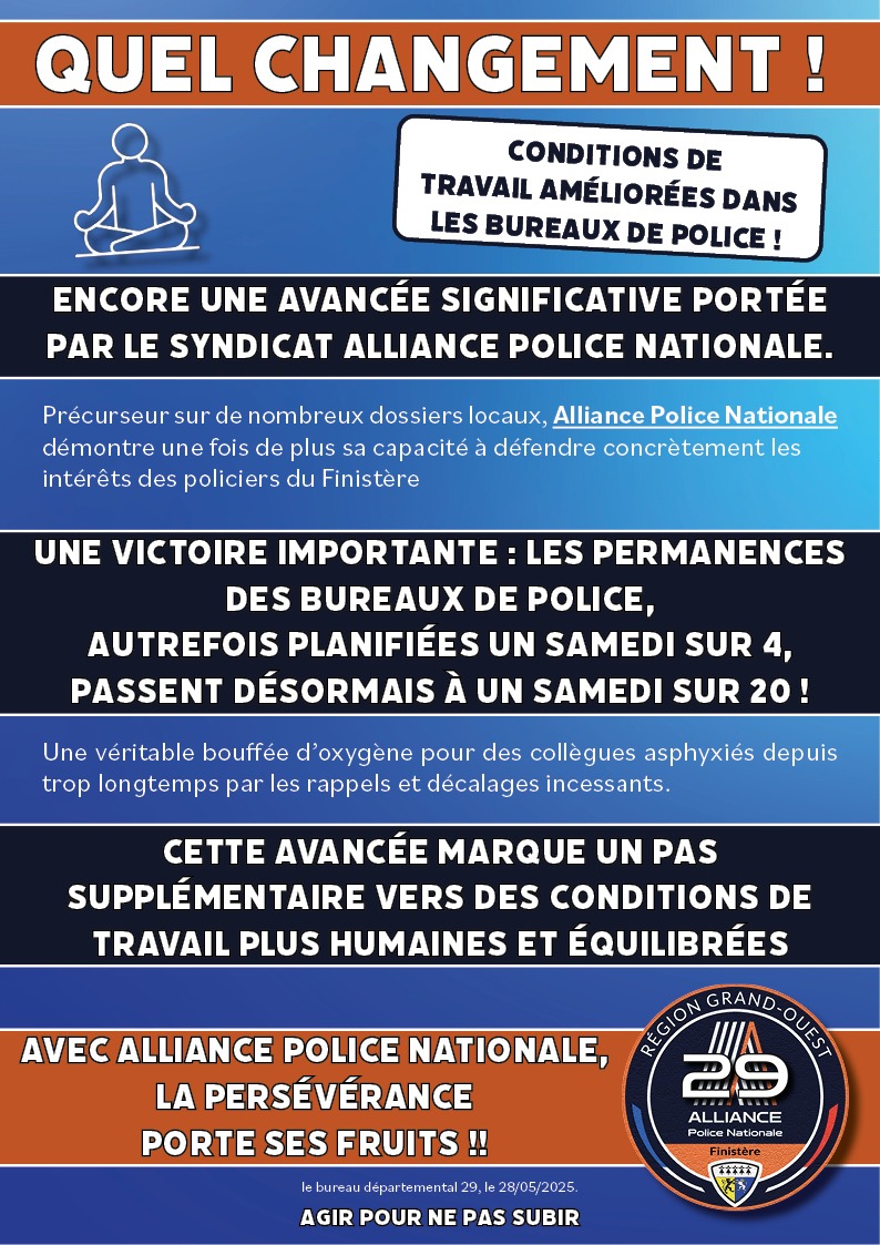 Le BD29 dans l'action. #Finistère #alliancepolice #brest