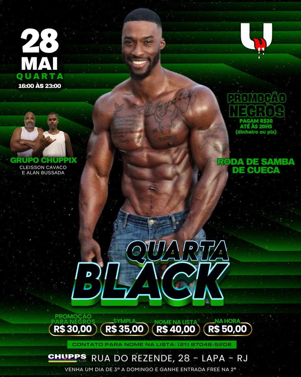 Sauna Chupps Club (@chuppsclub) on Twitter photo SORTEIO • FOTO OFICIAL
Quer um vip pra Chupps hoje?
Regras:
1- Dar RT neste post
2- Seguir este perfil <a href="/chuppsclub/">Chupps Club</a>
3- Informar nome completo e Identidade após sorteio
Serão DOIS sorteados para HOJE 28/05/2025
Resultado após às 14hs. Quem não seguir as regras estará eliminado! SORTEIO • FOTO OFICIAL
Quer um vip pra Chupps hoje?
Regras:
1- Dar RT neste post
2- Seguir este perfil <a href="/chuppsclub/">Chupps Club</a>
3- Informar nome completo e Identidade após sorteio
Serão DOIS sorteados para HOJE 28/05/2025
Resultado após às 14hs. Quem não seguir as regras estará eliminado!
