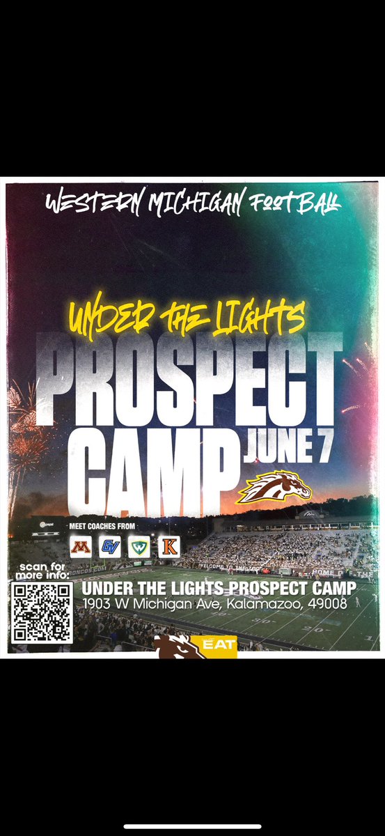 Lucas DelRio (@delrio_luke) on Twitter photo I will be at Western Michigan Under the Lights camp June 7th. Let’s GO
<a href="/_peytonross/">Peyton Ross</a> <a href="/DSabock/">Coach Dan Sabock</a> <a href="/WMU_Football/">Western Michigan Football</a> <a href="/LPSlicersFB/">LaPorte Slicers Football</a> I will be at Western Michigan Under the Lights camp June 7th. Let’s GO
<a href="/_peytonross/">Peyton Ross</a> <a href="/DSabock/">Coach Dan Sabock</a> <a href="/WMU_Football/">Western Michigan Football</a> <a href="/LPSlicersFB/">LaPorte Slicers Football</a>