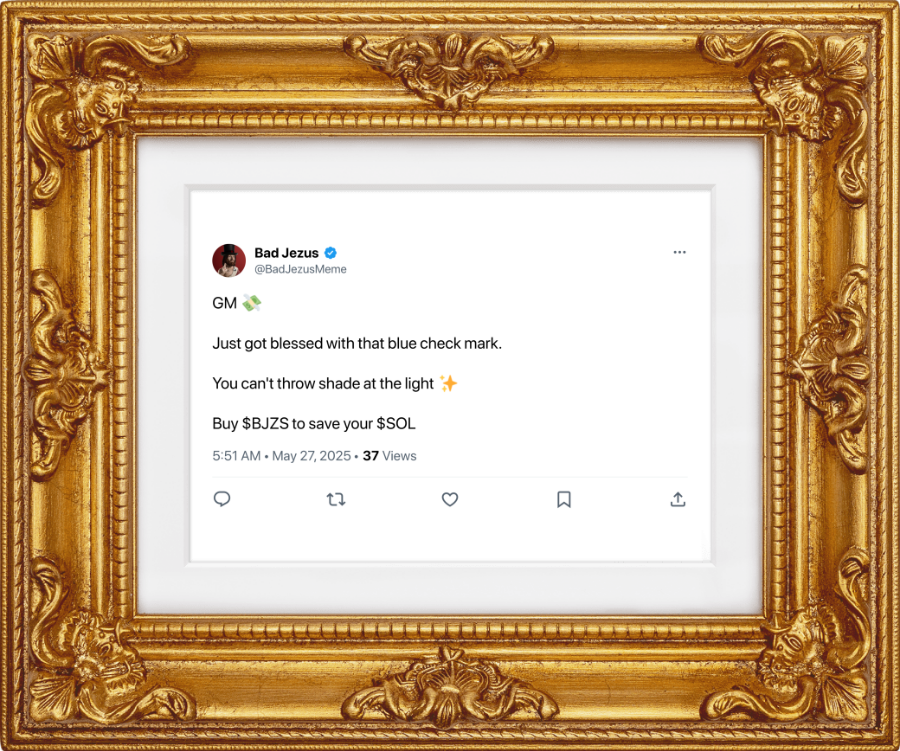 stickermule's tweet photo. @BadJezusMeme Here's your framed post. Buy it at https://t.co/8RzzmChA6P
https://t.co/5Bdy701rZK https://t.co/wD7eGz5cwm