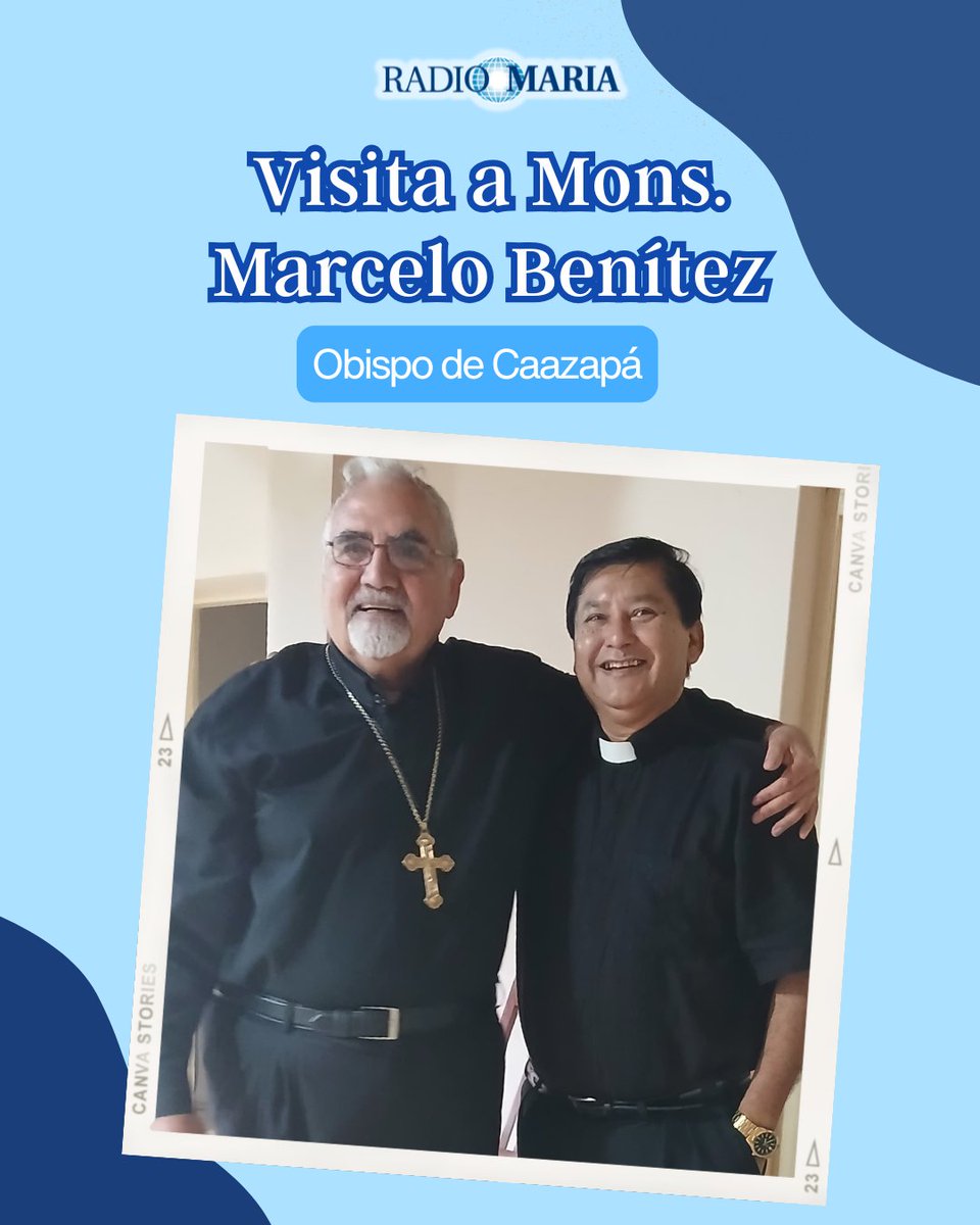 RMariaPY's tweet image. Visitamos a Mons. Marcelo Benítez, obispo de #Caazapá con nuestro director el P. Vicente Segovia.
Tuvimos la oportunidad de conversar con él, de manifestarle nuestra cercanía y comunión y envió su mensaje de apoyo a esta obra de evangelización.
#radiomariapy #Caazapá #mision