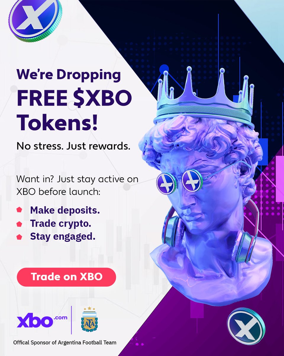 We’re dropping FREE $XBO tokens!

💜 Stay active. Trade. Deposit. Engage.
🎯 That’s all it takes. You’re in.

Backed by champions. Built for the next billion.
This is XBO — THE CEX rewriting the game👇
xbo.com

$XBO #XBO #XBOPresale #CEX #CryptoRewards